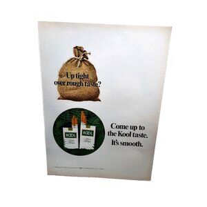 1969 Kool Cigarettes Authentic Original Print Ad Filter Kings Tobacco Promo